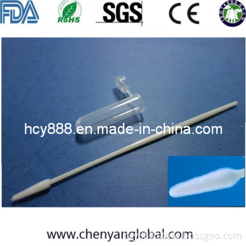 CE DNA Sample Collection Sterile Transport Nylon Flocked Swab with Tube